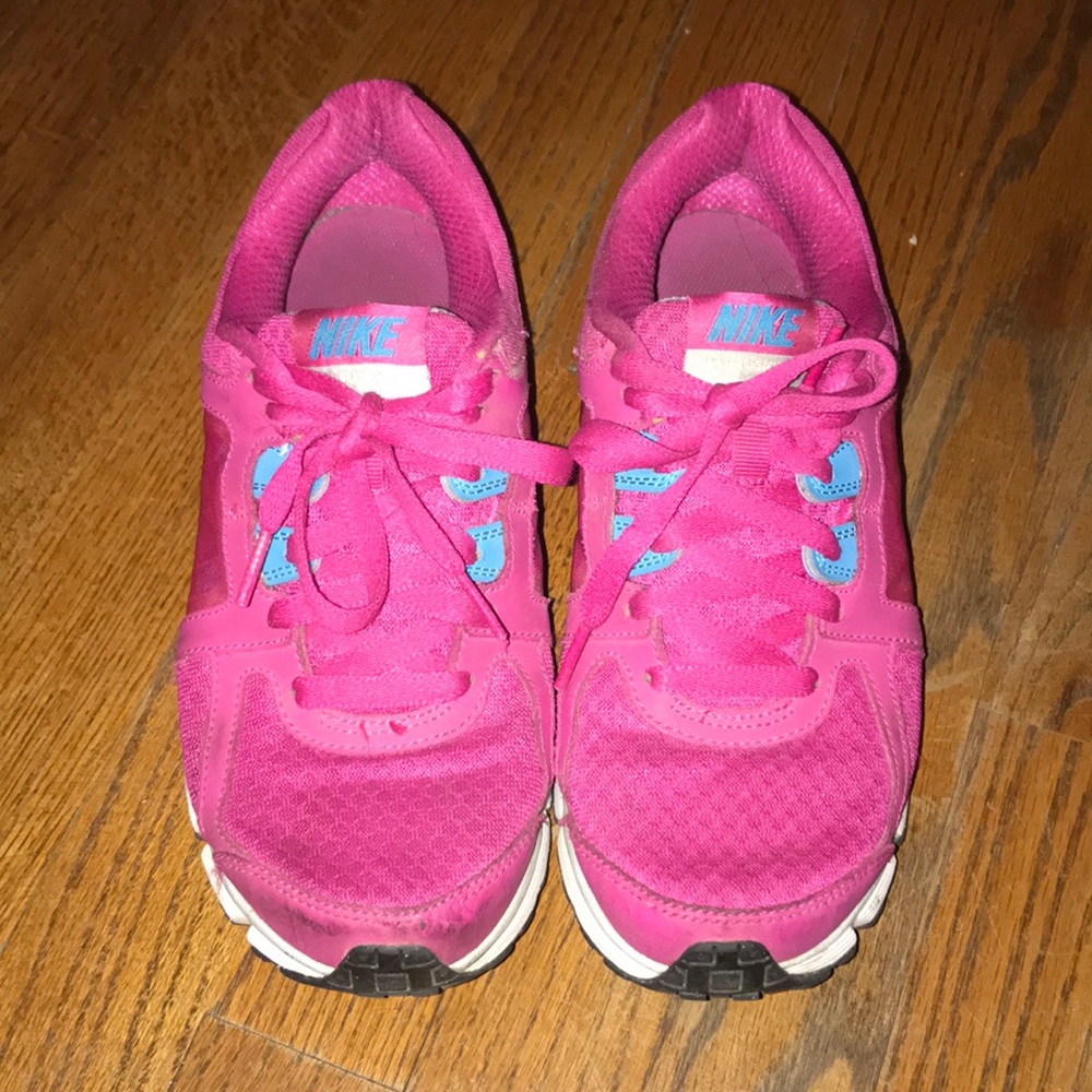 Pink Nike sneakers